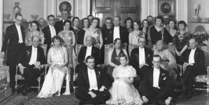 Uroczystość 25. rocznicy ślubu księcia Olgierda i Mechtyldy Czartoryskich 12.01.1938 r.  w Baszkowie k. Poznania.