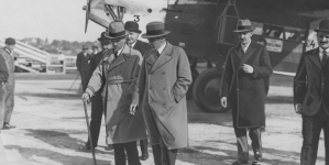 Powrót do Warszawy premiera RP Janusza Jędrzejewicza z wizyty oficjalnej Rumunii 8.07.1933 r.