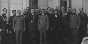Wizyta japońskich wojskowych w Warszawie 30.04.1929 r.
