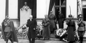 Czwarta rocznica śmierci marszałka Polski Józefa Piłsudskiego w Warszawie 12-14.05.1939 r.