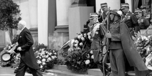 Druga rocznica śmierci marszałka Polski Józefa Piłsudskiego, maj 1937 roku.