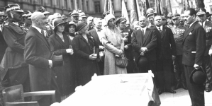 Uroczystość poświęcenia sztandaru Związku Inwalidów Wojennych RP w Warszawie, lipiec 1930 roku.