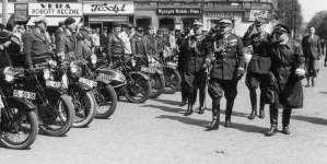 Otwarcie sezonu motocyklowego Okręgowego Związku Motocyklowego w Katowicach 10.05.1936 r.