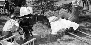Realizacja filmu Aleksandra Forda "Krzyżacy" z 1960 roku.