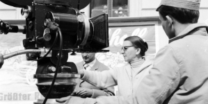Realizacja filmu Wandy jakubowskiej "Spotkania w mroku" z 1960 roku.