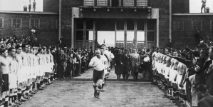 Mecz towarzyski piłki nożnej Niemcy - Polska we Wrocławiu 15.09.1935 r.