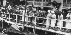 Poświęcenie nowych łodzi Yacht Klubu Polski w Warszawie 20.06.1926 r.