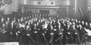 Spotkanie opłatkowe Związku Legionistów Polskich w Katowicach w 1934 r.