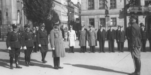 Miting strzelecki zorganizowany w Poznaniu przez Związek Weteranów Powstań Narodowych 1914/1919 w październiku 1933 r.