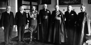 Jubileusz 50 - lecia kapłaństwa biskupa pomocniczego gnieźnieńskiego ks. Antoniego Laubitza w marcu 1938 r.