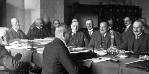 Posiedzenie komisji senackiej w sprawie reformy rolnej we wrześniu 1925 r.