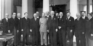Zaprzysiężenie gabinetu premiera Kazimierza Bartla 29.12.1929 r.