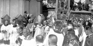 Uroczystości z okazji 550 - lecia obrazu Matki Bożej Częstochowskiej w sierpniu 1932 r.