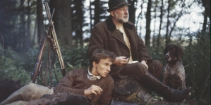 Scena z filmu Andrzeja Barszczyńskiego "Tajemnica puszczy' z 1990 r.
