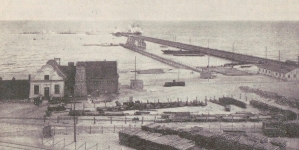 Port w Gdyni w roku 1923.