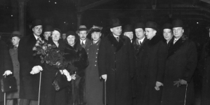 Powrót ministra spraw zagranicznych Augusta Zaleskiego z konferencji rozbrojeniowej w Genewie 25.03.1932 r.
