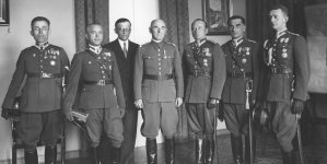 Delegacja 8 Pułku Ułanów księcia Józefa Poniatowskiego u gen. dyw. Edwarda Rydza-Śmigłego w lipcu 1936 r.