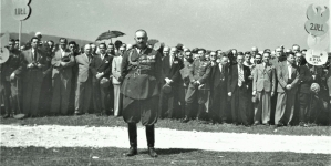 Msza na Błoniach podczas zjazdu legionistów w Krakowie 6.08.1939 r.