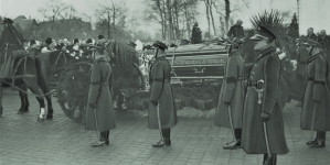 Pogrzeb generała brygady Oswalda Franka w grudniu 1934 r.