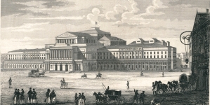 "Wielki Teatr w Warszawie, ukończony w r. 1832" Adama Pińskiego.