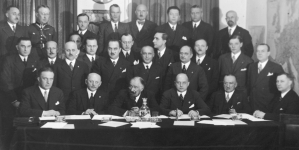 Zjazd automobilistów w lokalu Automobilklubu Polskiego w Warszawie 6.12.1931 r.