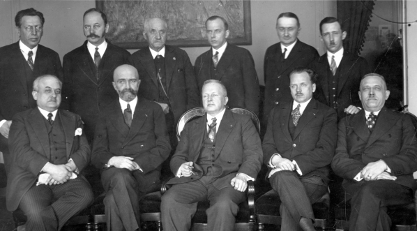  Konferencja u marszałka senatu Juliana Szymańskiego z przywódcami ugrupowań parlamentarnych, Warszawa 20-25.03.1930 r.   