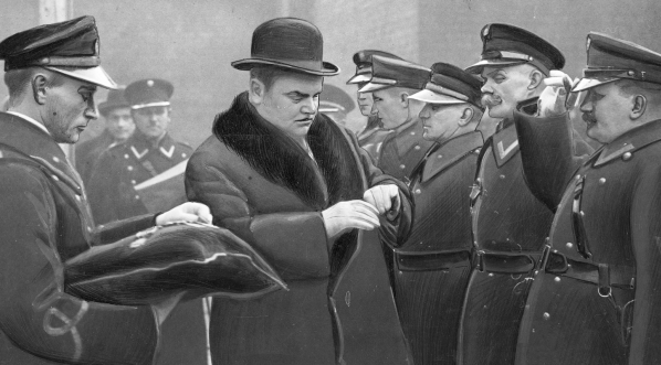  Zakończenie kursu dla niższych funkcjonariuszy więziennych w Warszawie w grudniu 1932 r.  