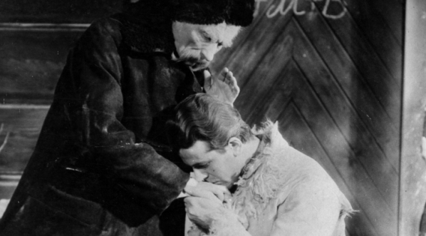  Scena z filmu Michała Waszyńskiego "Bohaterowie Sybiru" z 1936 r.  