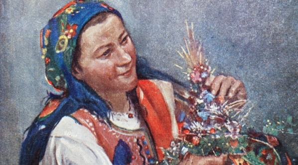  "Kobieta ze stroikiem" Wincentego Wodzinowskiego.  