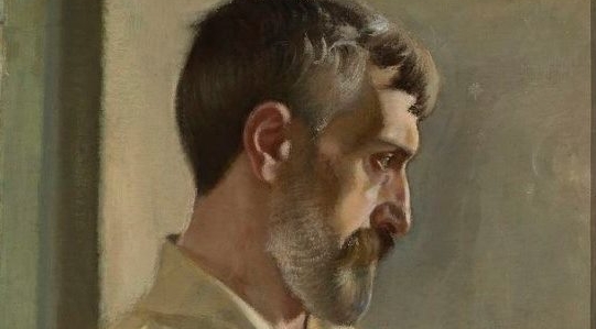  "Autoportret z profilu" Stanisława Dębickiego.  