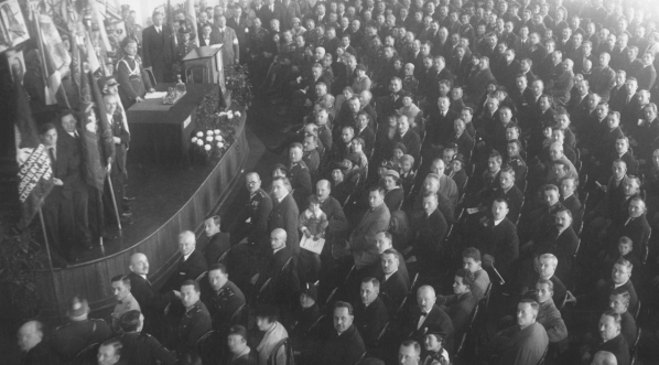  Akademia Związku Legionistów Puławskich w sali Towarzystwa Higienicznego w Warszawie zorganizowana w 20 rocznicę utworzenia Legionu 21.10.1935 r.  
