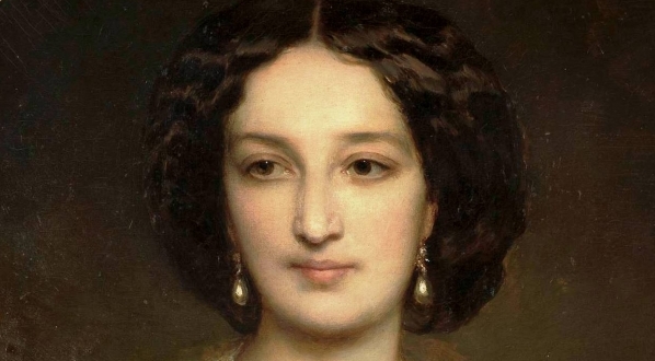  "Portret Katarzyny z Branickich Potockiej" Louisa-Gustave`a Ricarda.  