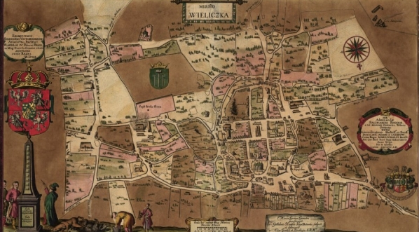  Obraz Żupy Wielickiej i miasta Wieliczki na mapach Wilhelma Hondiusa z 1645 r.  