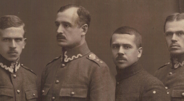  Bracia (od lewej) Konstanty, Stanisław, Robert i Jan Ceceniowscy, Warszawa 1920.  