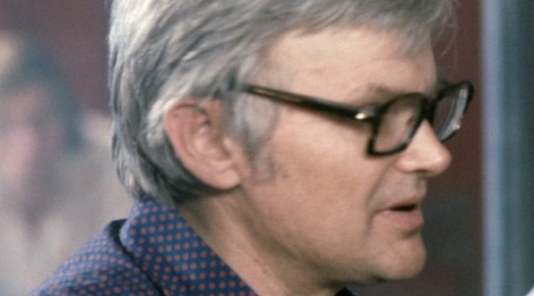  Ryszard Ber w trakcie realizacji serialu "Lalka" w 1977 r.  