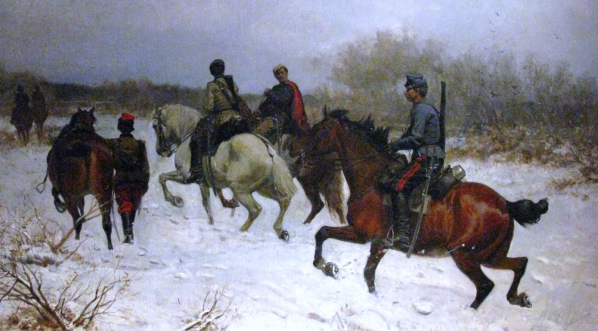  "Patrol powstańczy w 1863 r." Antoniego Piotrowskiego.  