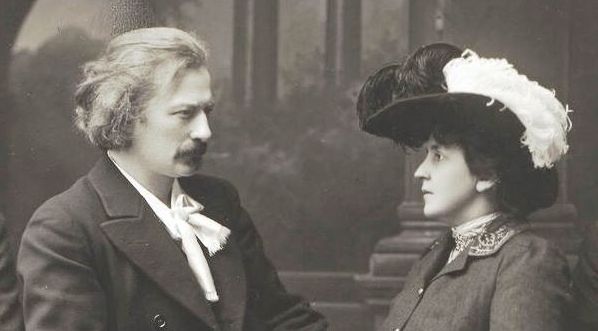  Państwo Paderewscy w czasie tournée po Australii w 1904 roku.  