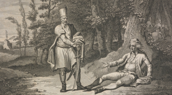  Stanisław II August i Jan Kuźma na rycinie "Kosinski & the King of Poland".  