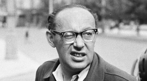  Stanisław Wohl podczas realizacji filmu "Tysiąc talarów" w 1959 r.  