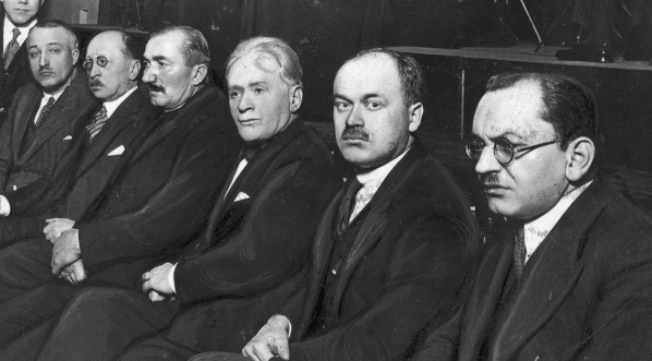  Przyjęcie wydane na cześć oskarżonych w procesie brzeskim w styczniu 1932 r.  