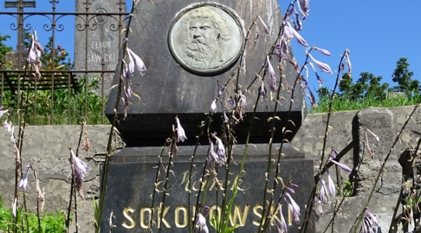  Grób Marka Sokołowskiego na wileńskim cmentarzu na Rossie.  