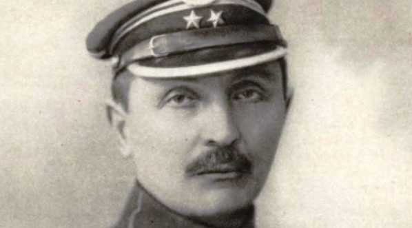  "Kpt. Walerian Sikorski, dowódca odcinka VI, później dowódca 1-go batalionu II pułku strzelców lwowskich."  