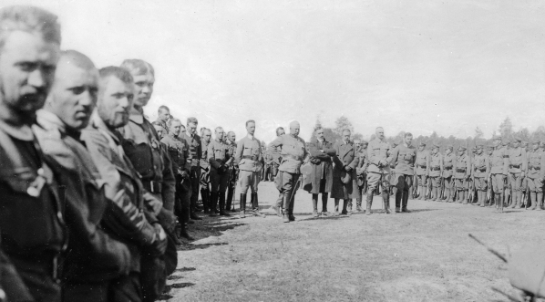  Uroczystości w Optowej  z okazji ostatecznego uznania 7 pułku Legionów 30.05.1916 r.  