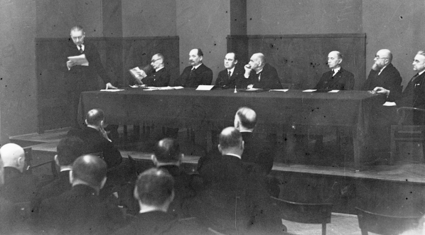  Posiedzenie Komitetu Porozumiewawczego Rady Nauk Ścisłych i Stosowanych w Pałacu Staszica w Warszawie 29.11.1936 r.  