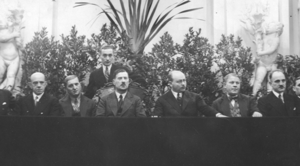  Akademia z okazji imienin marszałka Józef Piłsudskiego zorganizowana przez członków Zjednoczenia Związków Zawodowych w marcu 1933 r.  