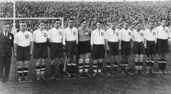  Mecz piłki nożnej Belgia-Polska w Brukseli 11.10.1931 r.  
