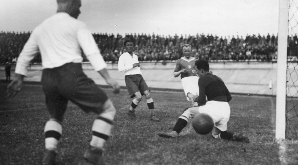  Mecz piłki nożnej Liga (Polska) - Lipsk w Warszawie 31.05.1934 r.  