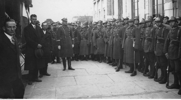  Pogrzeb śp. porucznika WP Jan Łyska w Cieszynie w 1929 r.  