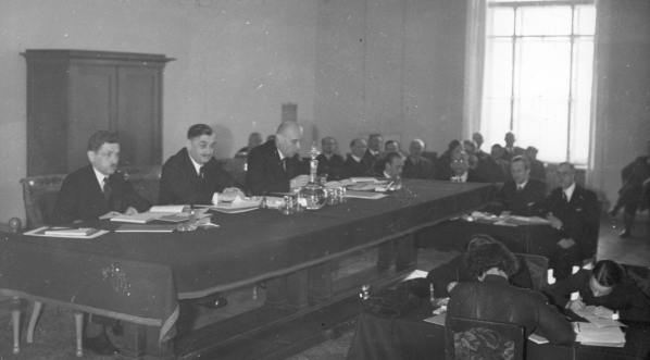  Walne zebranie akcjonariuszy Banku Polskiego w Warszawie w lutym 1938 r.  