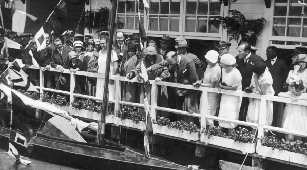  Poświęcenie nowych łodzi Yacht Klubu Polski w Warszawie 20.06.1926 r.  